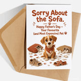 Handmade Greeting Card | Printarelle | From the family troublemaker, with love. This funny design stars