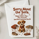 Handmade Greeting Card | Printarelle | From the family troublemaker, with love. This funny design stars