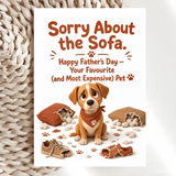 Handmade Greeting Card | Printarelle | From the family troublemaker, with love. This funny design stars