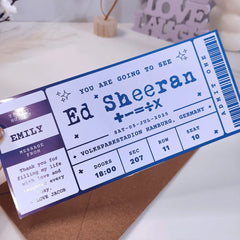 Special Gift for Music Lovers - Foil Ticket - Foil Ticket