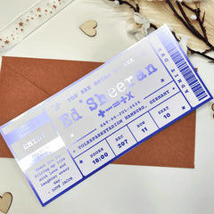 Special Gift for Music Lovers - Foil Ticket - Foil Ticket