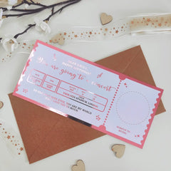 Surprise Music Gift with Scratch-Off Reveal - Foil Ticket