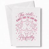 Handmade - Greeting Card - Irish Céilí Wedding Card – Always Ends Perfectly | Ireland