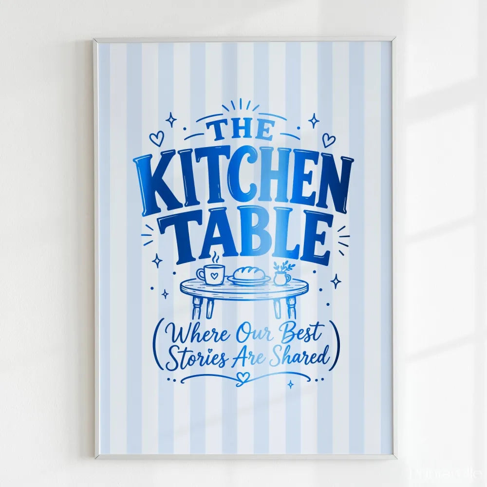 Handmade - Print - The Kitchen Table Irish Print – Where Stories Are Shared | Ireland