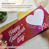 Valentine Scratch-Off Foil Ticket | Personalised Surprise Card - personalised valentine, surprise message, real foil,