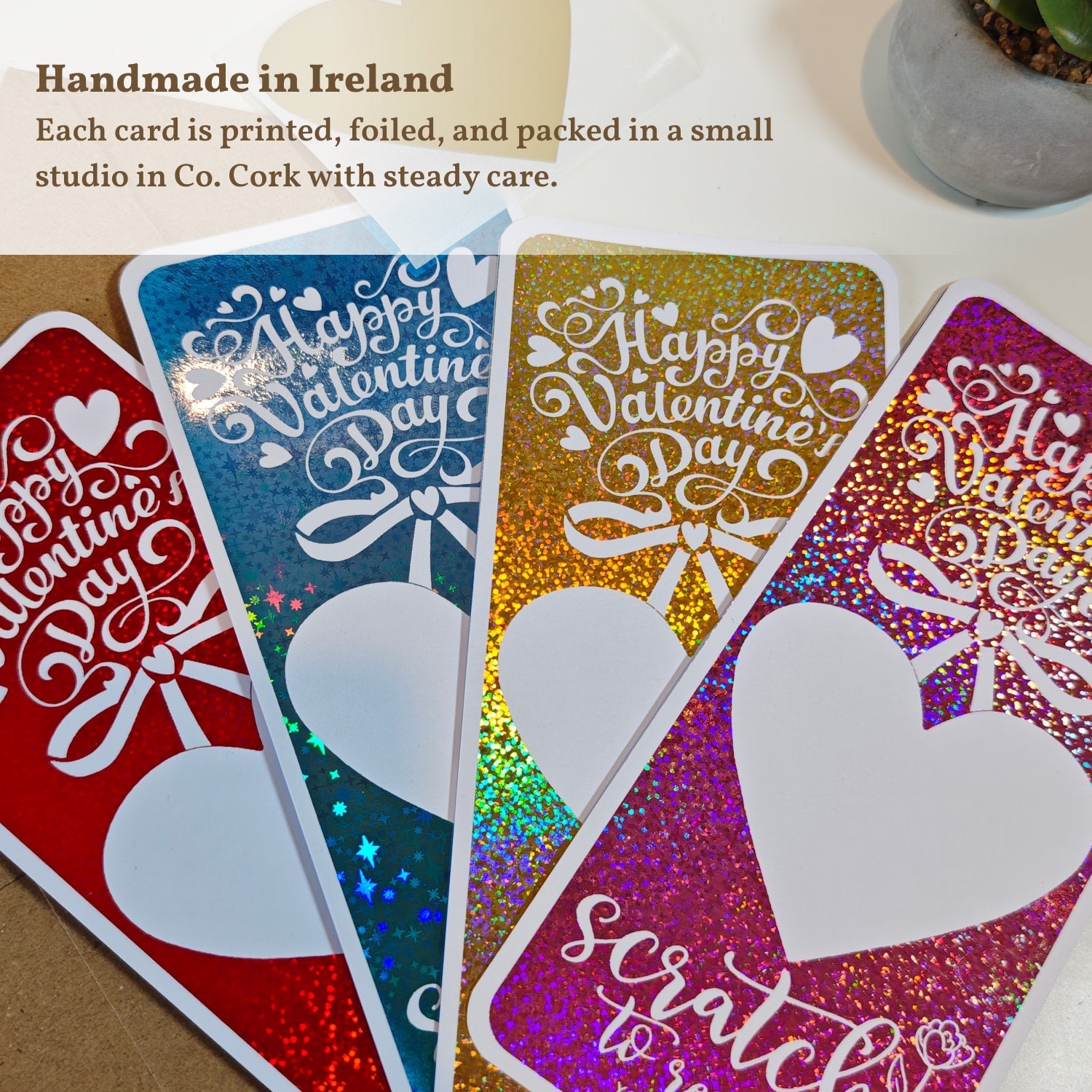 Valentine Scratch-Off Foil Ticket | Surprise Gift - Foil Ticket - Printarelle