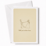 Well You’ve Done It Now | Funny Wedding Card - funny wedding card, kraft envelope, colour options, funny wedding,