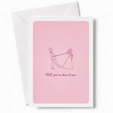 Well You’ve Done It Now | Funny Wedding Card - funny wedding card, kraft envelope, colour options, funny wedding,