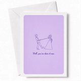 Well You’ve Done It Now | Funny Wedding Card - funny wedding card, kraft envelope, colour options, funny wedding,