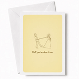 Well You’ve Done It Now | Funny Wedding Card - funny wedding card, kraft envelope, colour options, funny wedding,