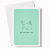 Well You’ve Done It Now | Funny Wedding Card - funny wedding card, kraft envelope, colour options, funny wedding,