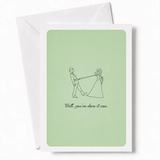 Well You’ve Done It Now | Funny Wedding Card - funny wedding card, kraft envelope, colour options, funny wedding,