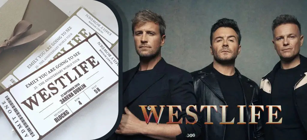 Westlife Concert Reveal Ticket
