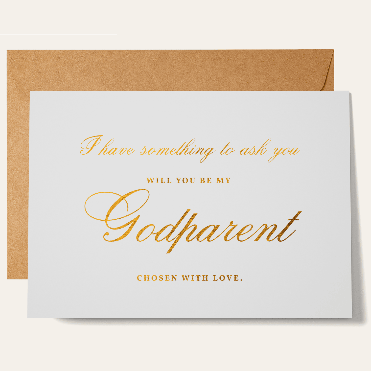 Will You Be My Godparent Card - Greeting Card - Printarelle