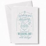Handmade - Greeting Card - Religious Wedding Blessing Card – Celtic Cross | Ireland