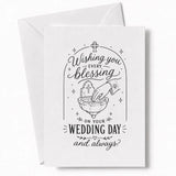 Handmade - Greeting Card - Religious Wedding Blessing Card – Celtic Cross | Ireland