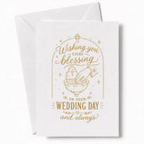 Handmade - Greeting Card - Religious Wedding Blessing Card – Celtic Cross | Ireland