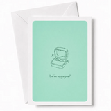 You’re Engaged! | Engagement Ring Card - engagement ring, open ring box, engagement ring card, engagement card, open
