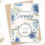 You’re Going to be an Auntie Scratch Card | Pregnancy Announcement - Greeting Card - Printarelle