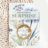 You’re Going to be an Auntie Scratch Card – Wildflower | Pregnancy Announcement - Greeting Card - Printarelle